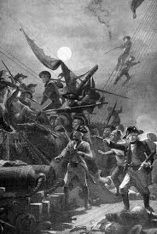 John Paul Jones defeats the Serapis