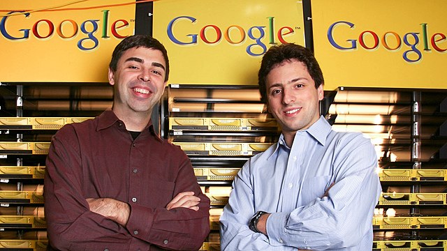 Google Search Engine - Larry Page and Sergey Brin