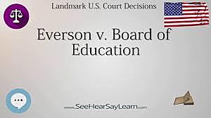 Everson v. Board of Education of the Township of Ewing