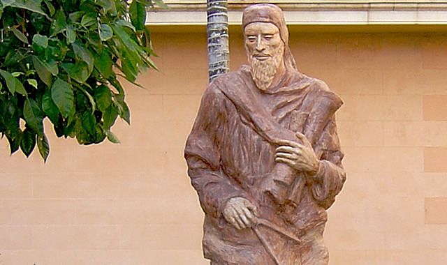 Abraham cresques notes his location