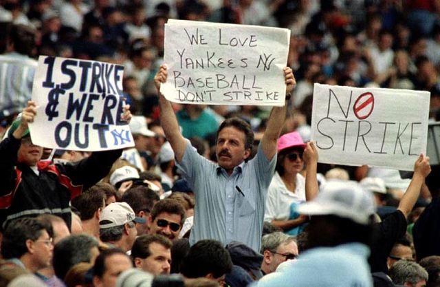 Major League Baseball Strike