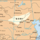 Gobi desert map