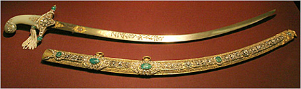 Cuchillas de sable "Damasco"