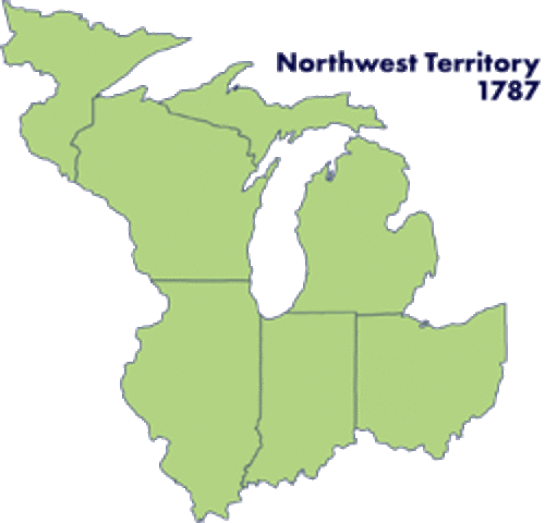 The Northwest Ordinance adopted by the Continental Congress