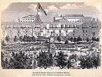 Entrada de Benito Juárez a la Ciudad de México