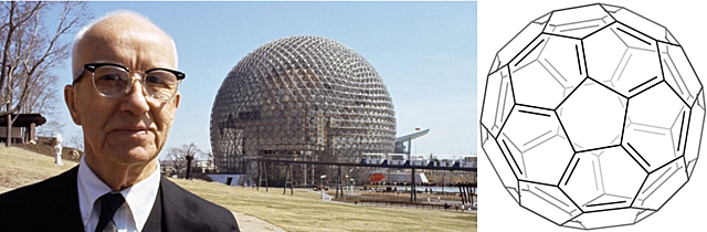 Se descubren los Buckminsterfullerenos: Carbono 60