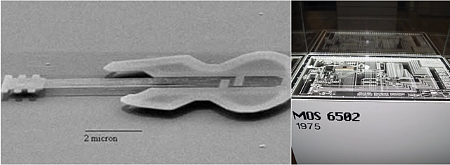 Se fabrica la guitarra más pequeña el mundo. Tiene el tamaño aproximadamente de una célula roja de sangre.