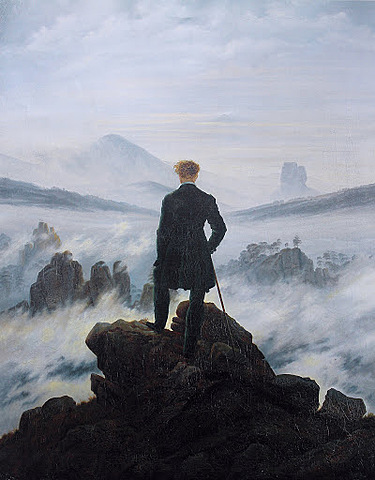 Caminante sobre un mar de nubes FRIEDRICH