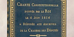 Carta otorgada- Luis XVIII