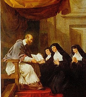 Saint Jane and 3 other sister join Sisters or the Visitation of Holy Mary