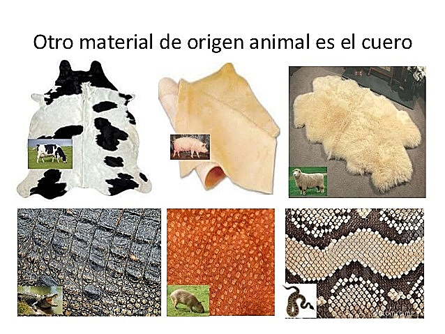 MATERIALES DE ORIGEN ANIMAL.