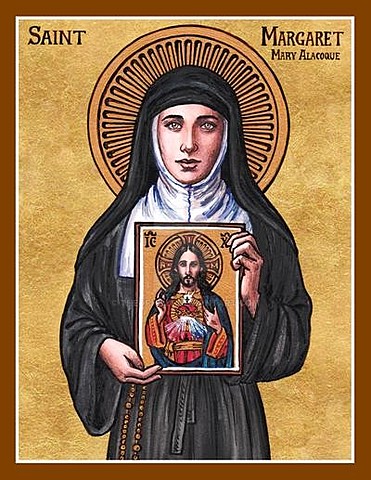 Saint Margaret Mary Alacoque Joins the Visitation community