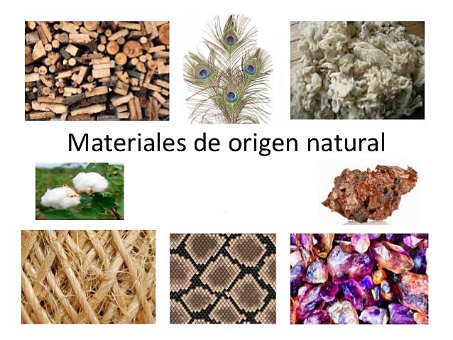 Materiales naturales