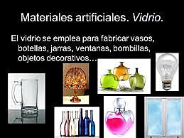 MATERIALES DE ORIGEN ARTIFICIAL