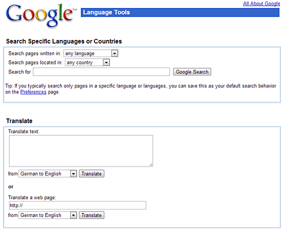 otra herramienta fue el traductor