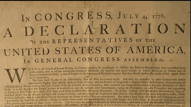 Declaration of independence