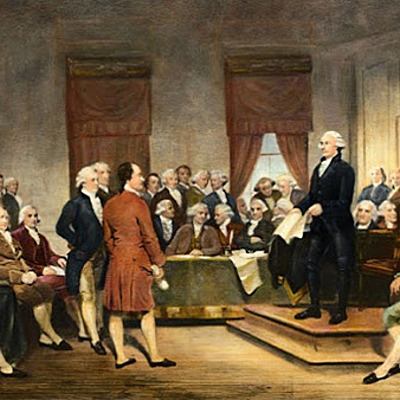 Timeline: The delegates at the Philadelphia convention approve the Constitution