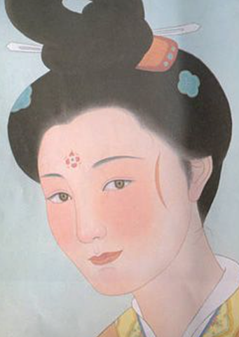 Maquillaje en china antigua