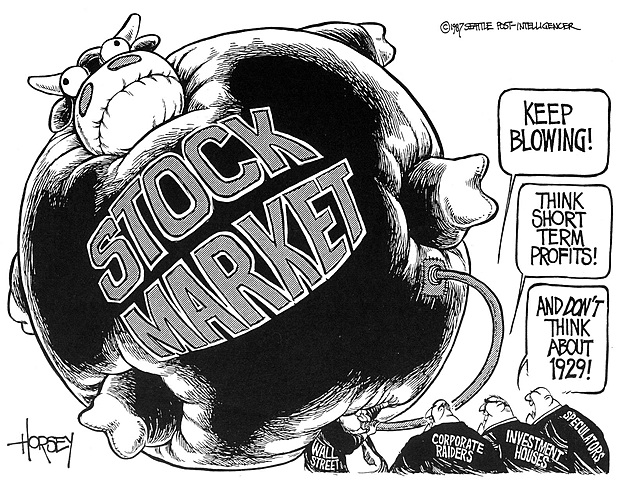 Stock Market Crash at Wall St