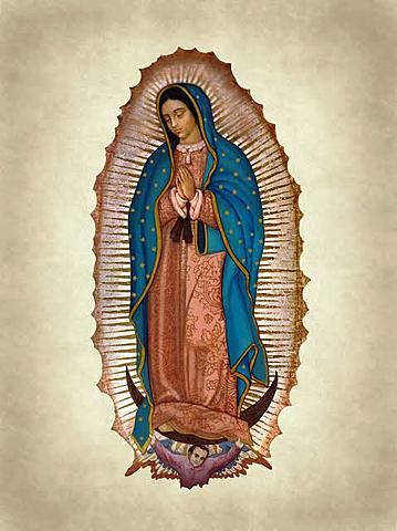 Aparición de la virgen de Guadalupe