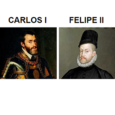 Timeline: El siglo XVI. Reinados de Carlos I y Felipe II.
