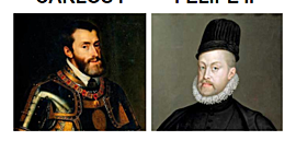 Timeline: El siglo XVI. Reinados de Carlos I y Felipe II.