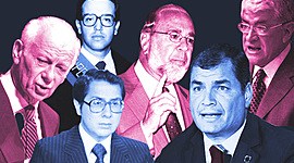 Timeline: Presidentes del Ecuador (Proyecto Nacional Criollo)