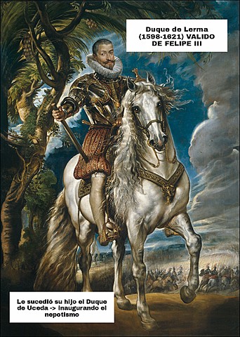 Duque de Lerma, Francisco de Sandoval y Rojas. (1598-1621)