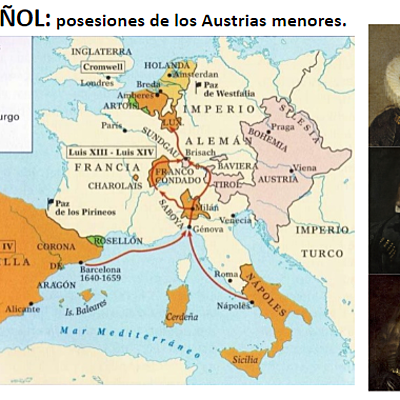 Timeline: El siglo XVII. Reinado de los Austrias Menores