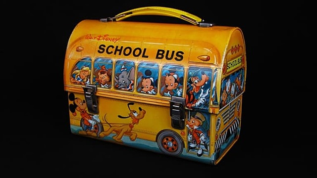 The first licensed character lunch box