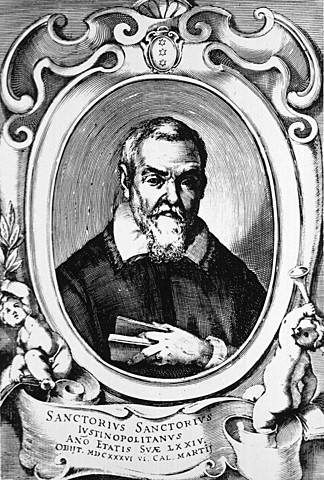 1614: el médico veneciano Santorio Santorio.