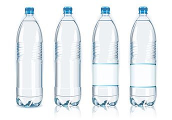 The two liter plastic beverage bottle