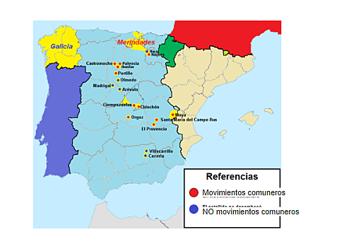 Sublevación de las Comunidades de Castilla.