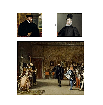 Abdicación de Carlos I.