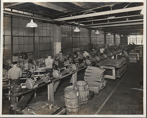 Industrial Continuous Assembly Line Process