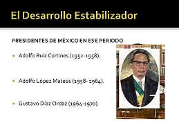 EL DESARROLLO ESTABILIZADOR 1960