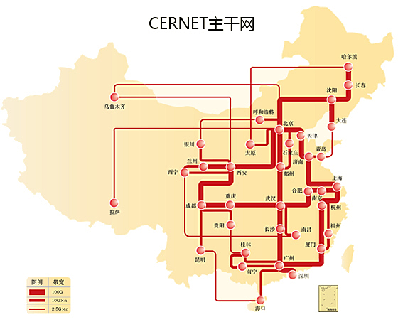 First Internet Backbone Launches In China