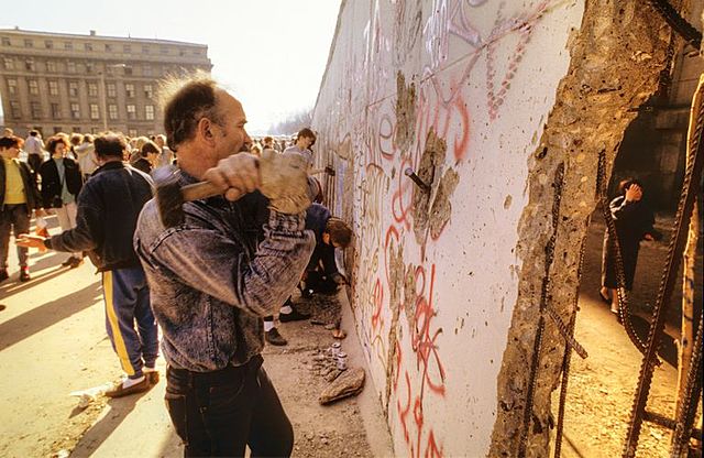 Fall of the Berlin Wall.