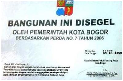 Pemko Blokir GKI Yasmin Bogor 2010