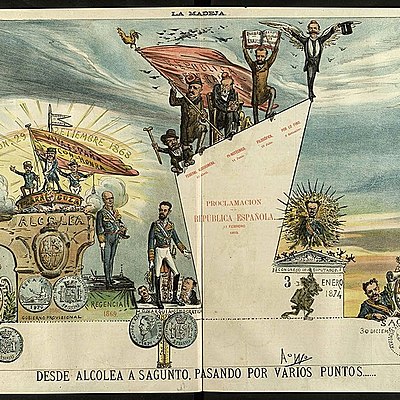 Timeline: El sexenio democrático (1868-1874)