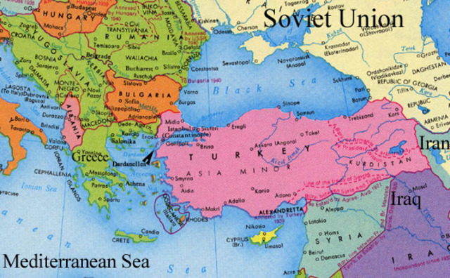 Greece & Turkey resisted Communist rebels