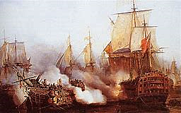 La derrota de Trafalgar