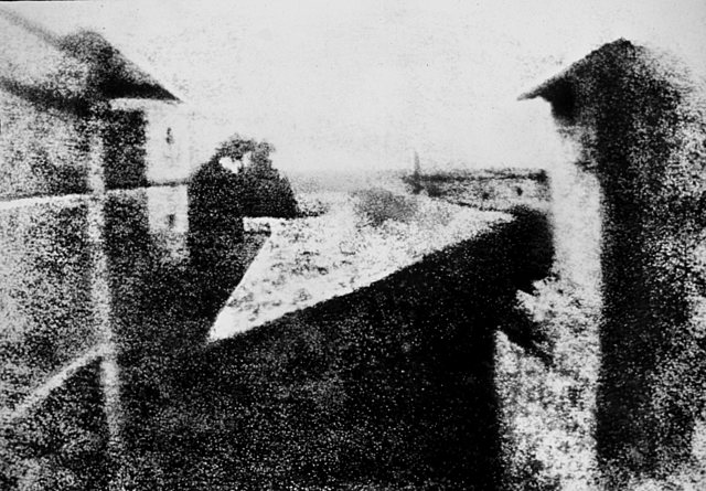 Première photographie connue réalisé par J. N. Niépce.