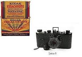 Kodak lança le Kodakchrome, premier film transparent couleur fonctionnel