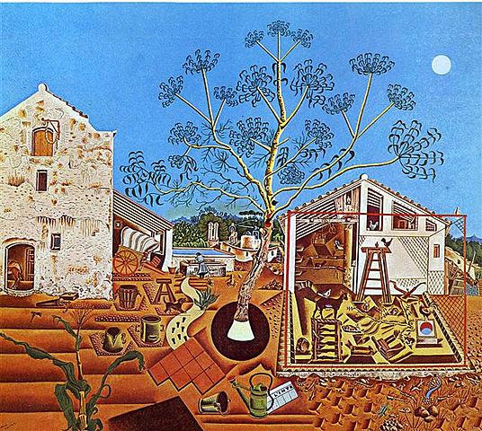 La Masía por Joan Miró