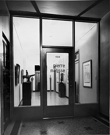 La galeria Pierre Matisse.