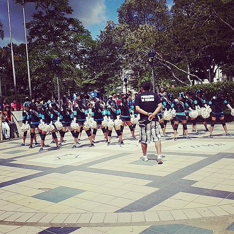 Entré al equipo de porrismo.