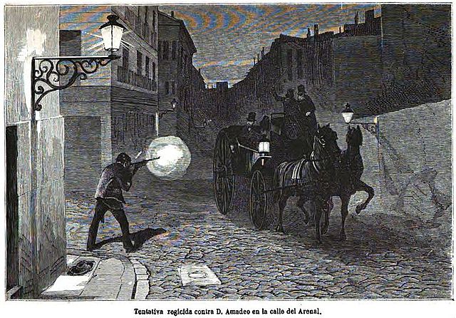 Atentado fallido contra Amadeo I.