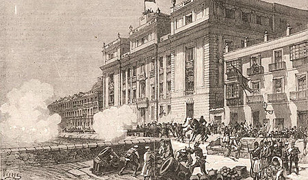 Caída del canton de Cartagena.