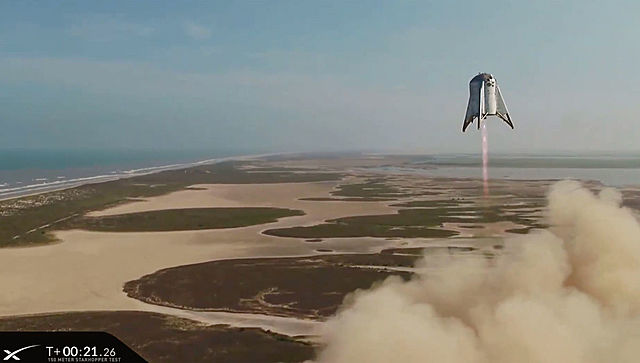 SpaceX Launches Starhopper For Highest and Final Flight